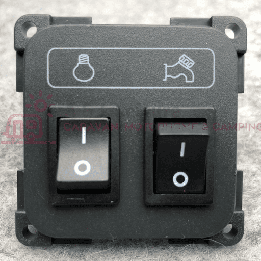 CBE C-Line Control Panel Twin Volt Meter Pump & Light Switch Gloss ...